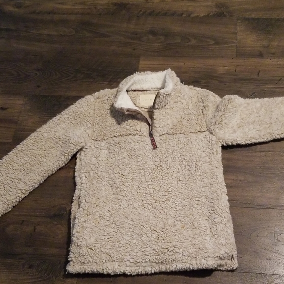 copper key sherpa pullover